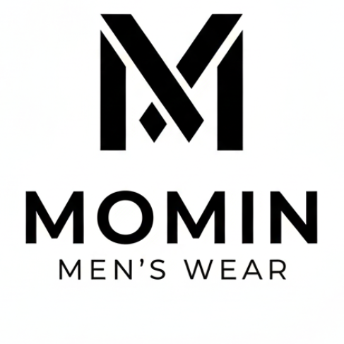 Momin Men's Wear logo on a white background